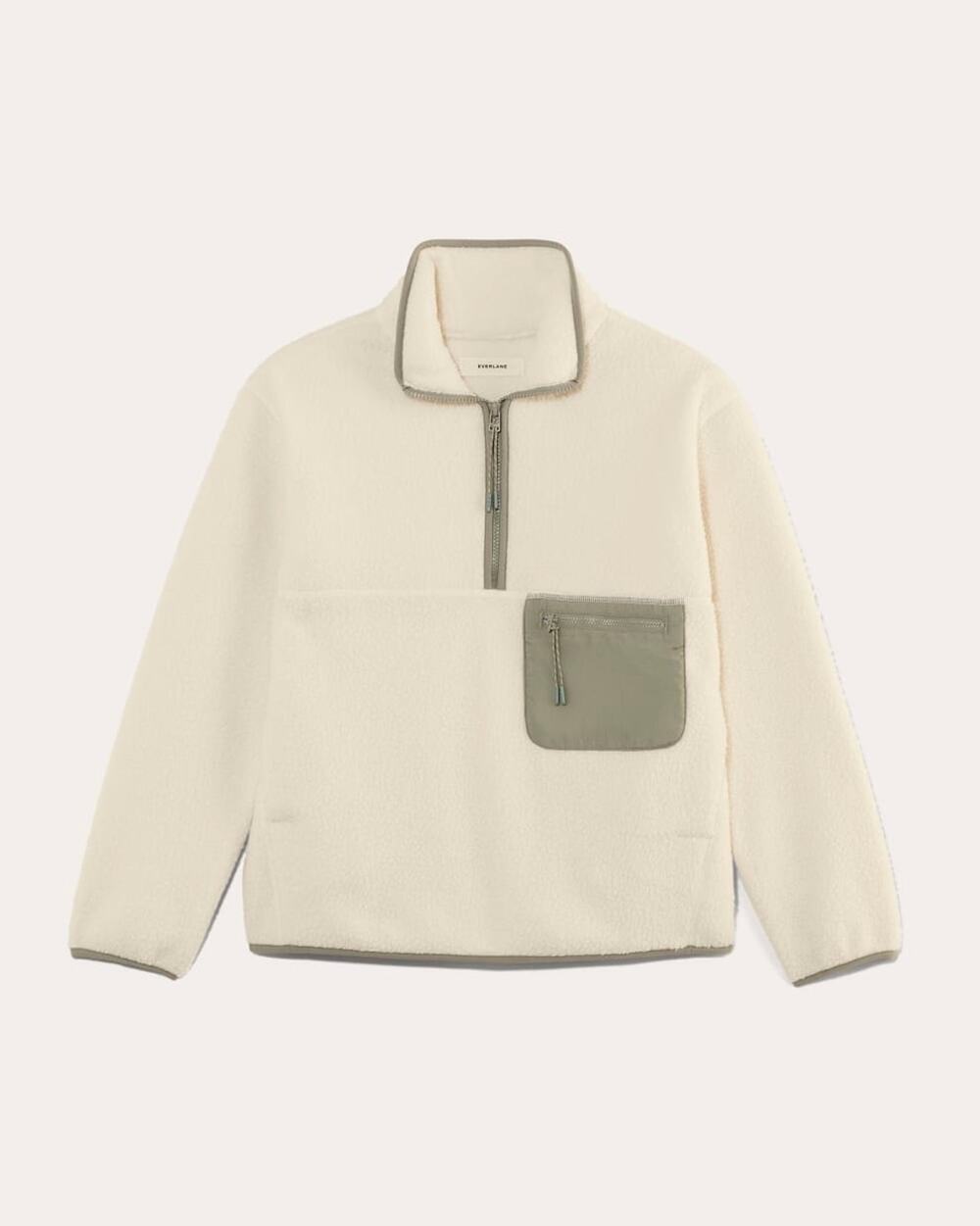 Everlane The Renew Fleece Oversized Half-Zip - M